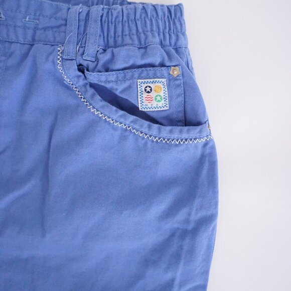 Vintage Mexx Girl Pants Periwinkle Blue 90s Y2K Elastic High Waist 16 - Picture 4 of 13